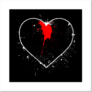 Bleeding heart-good and bad luck-Love-Gambling Posters and Art